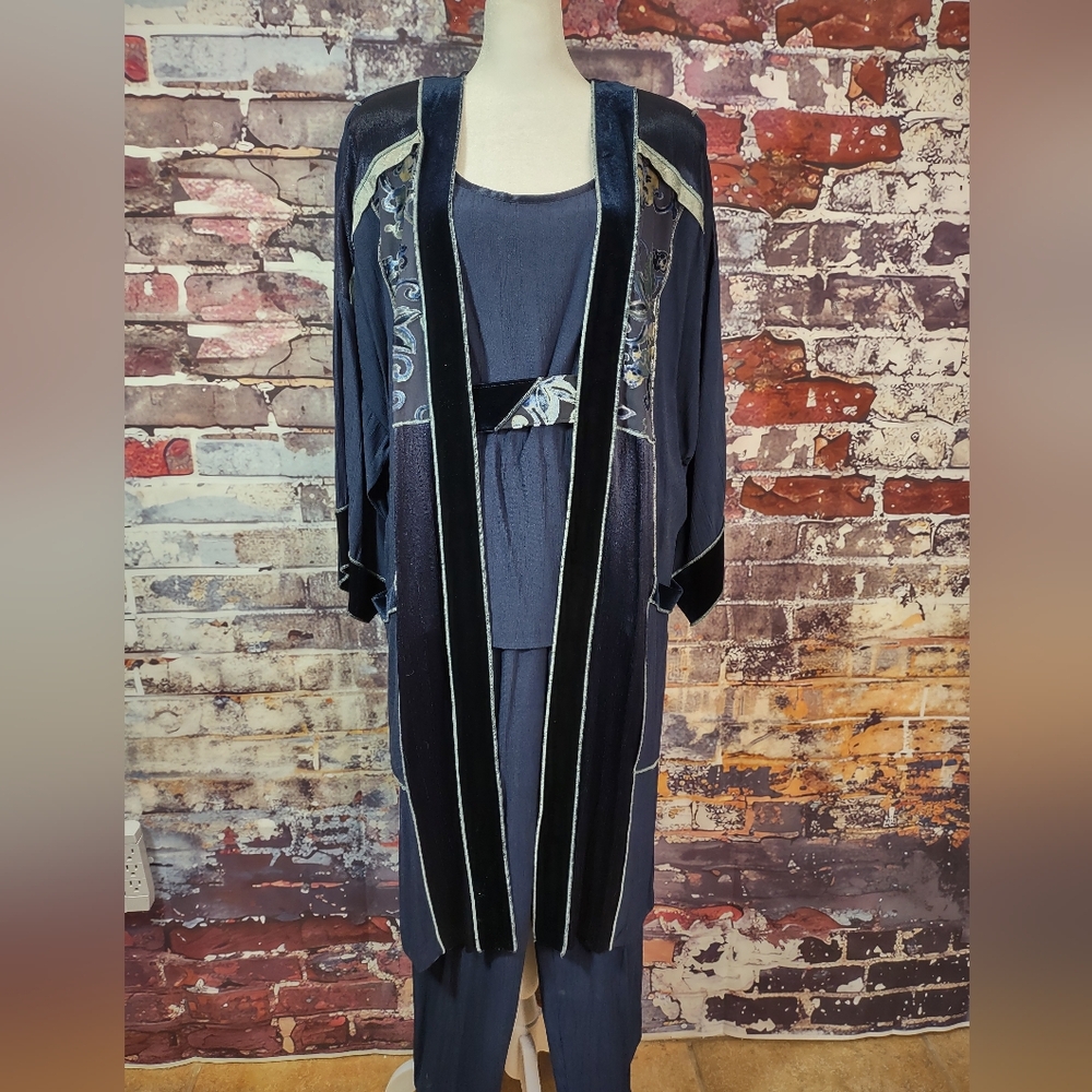 Spencer Alexis 3pc. Duster/Tank/Pants Set